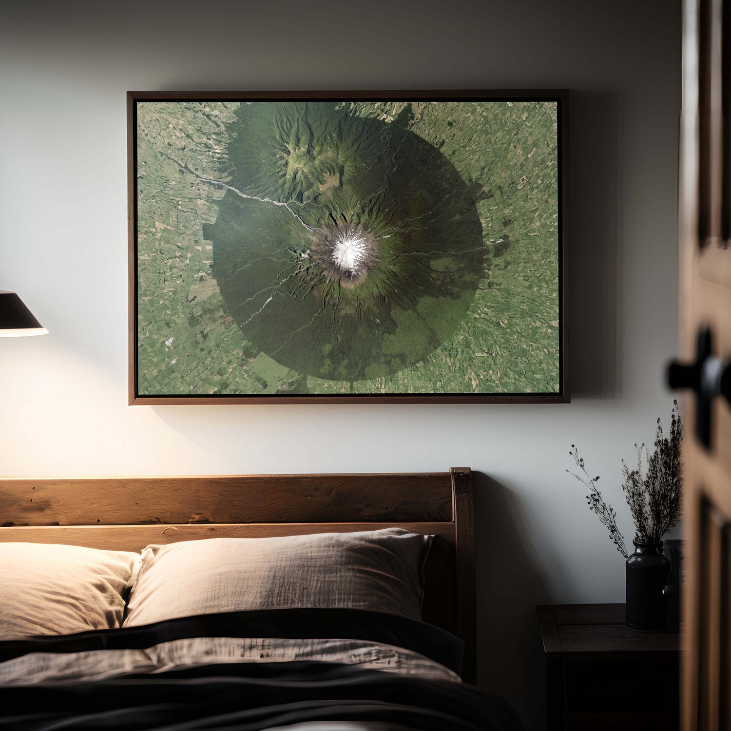 Mount Taranaki Print - Aerial Art