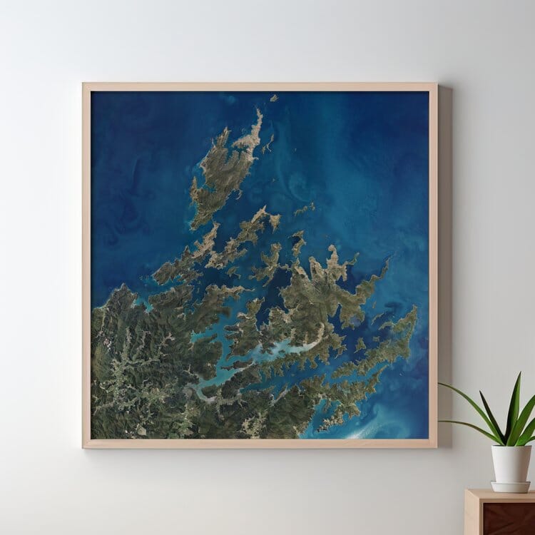 Marlborough Sounds - Aerial Art