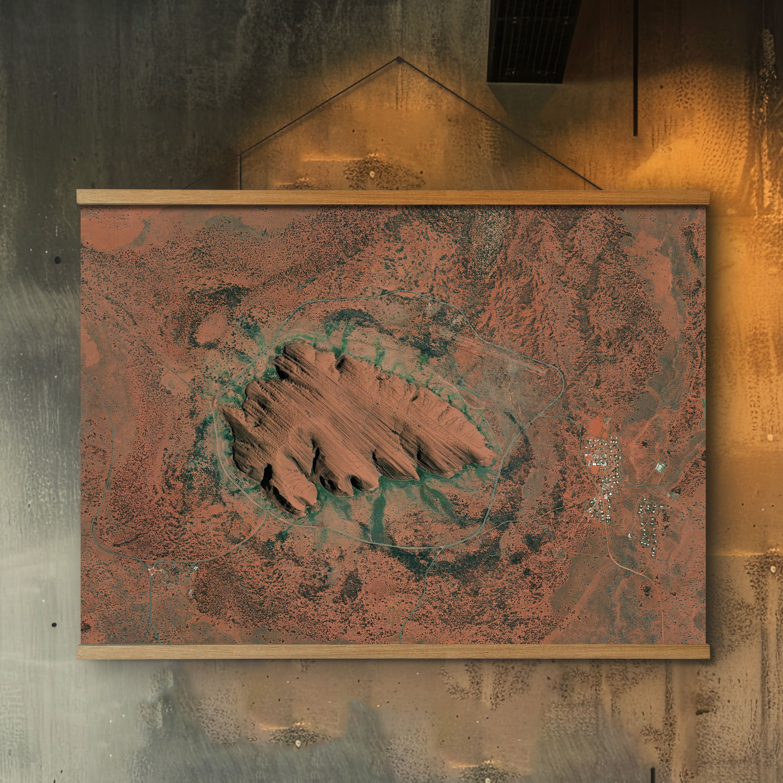 Ayers Rock (Uluru) - Aerial Art