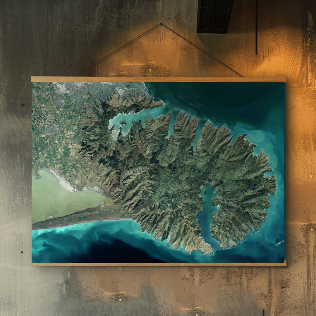 Banks Peninsula - Aerial Art