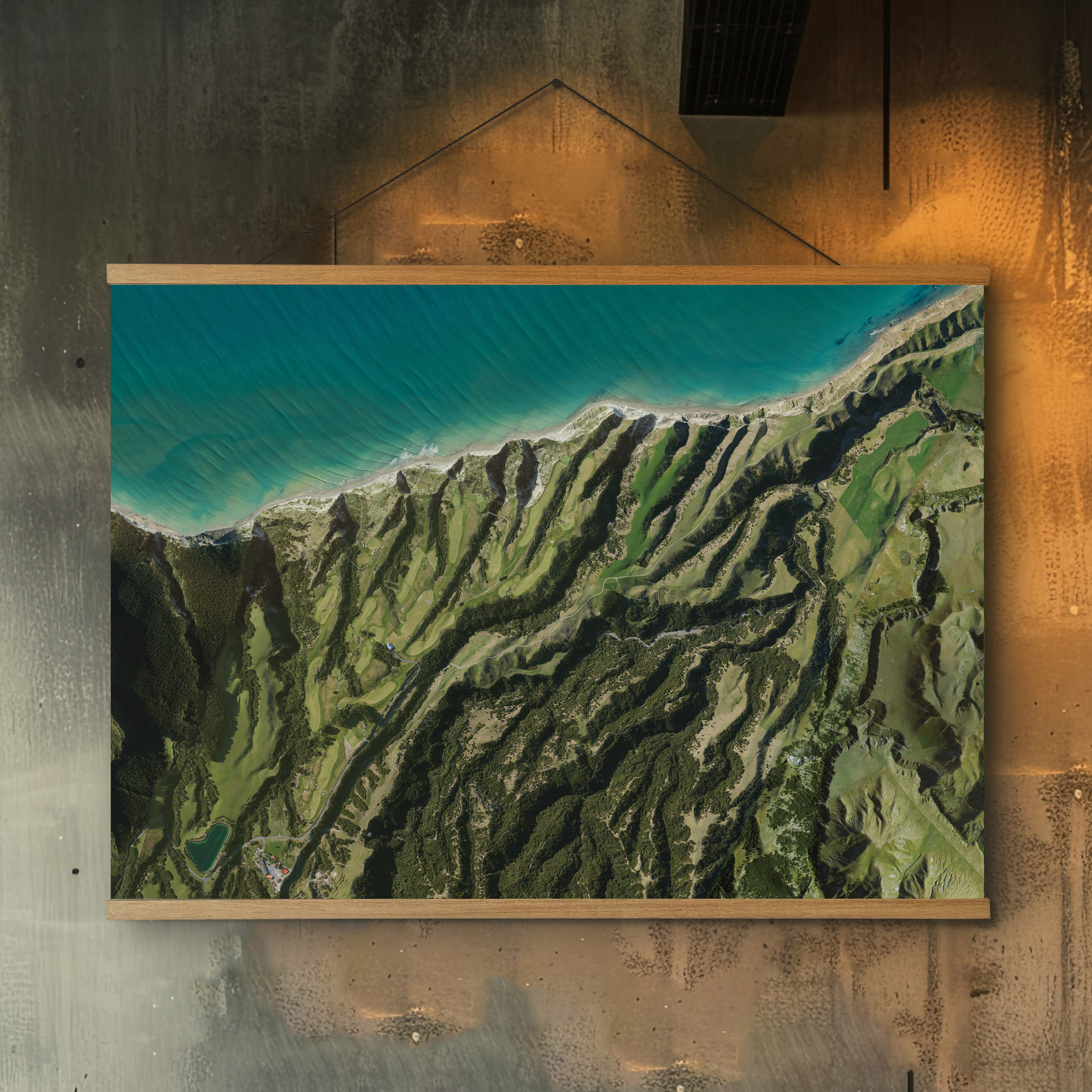 Cape Kidnappers Golf Course - Aerial Art