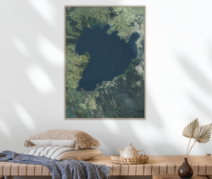 Lake Taupo - Aerial Art