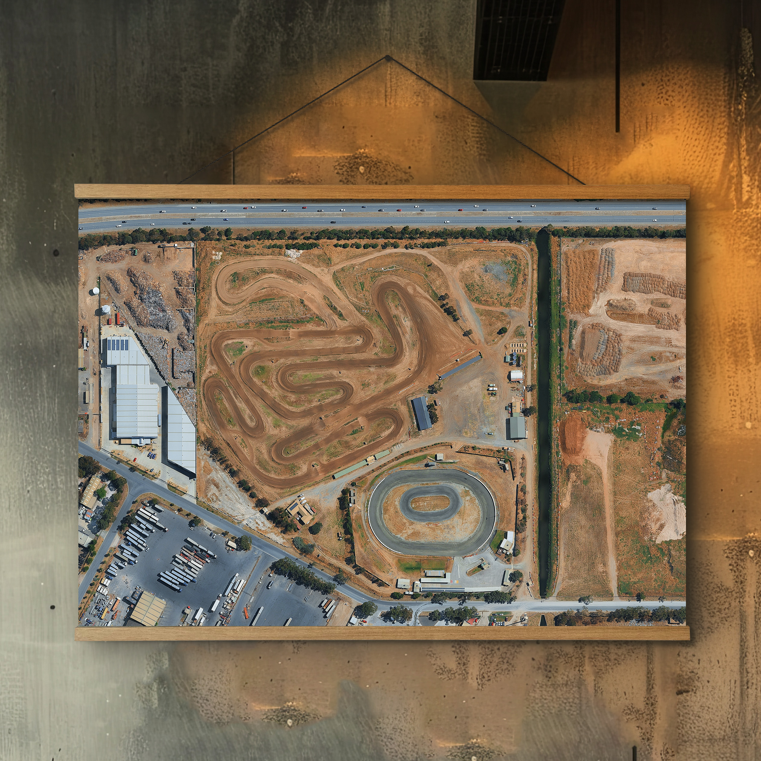 Gillman Motocross Track - Aerial Art