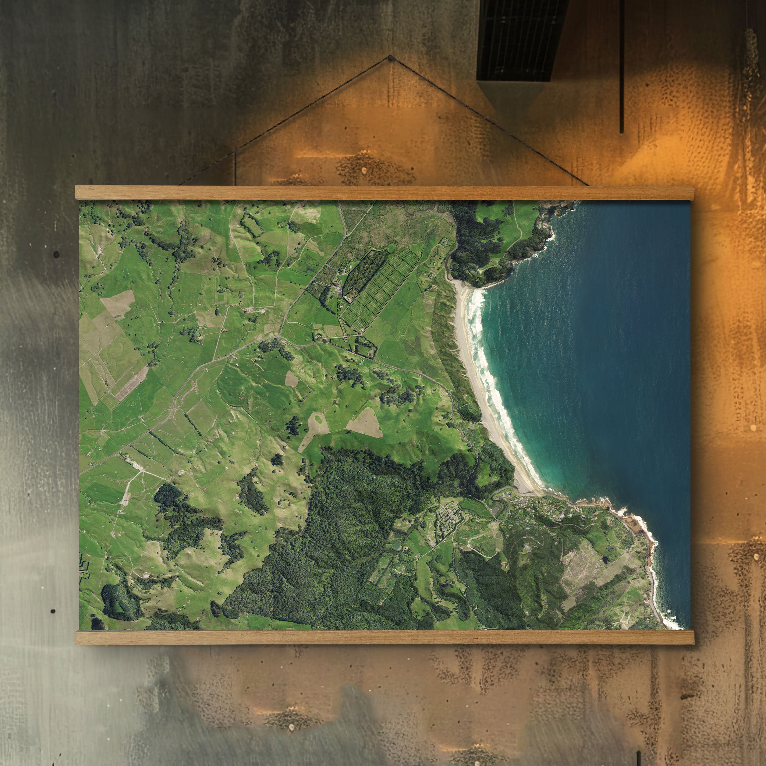 Hot Water Beach / Hahei - Aerial Art