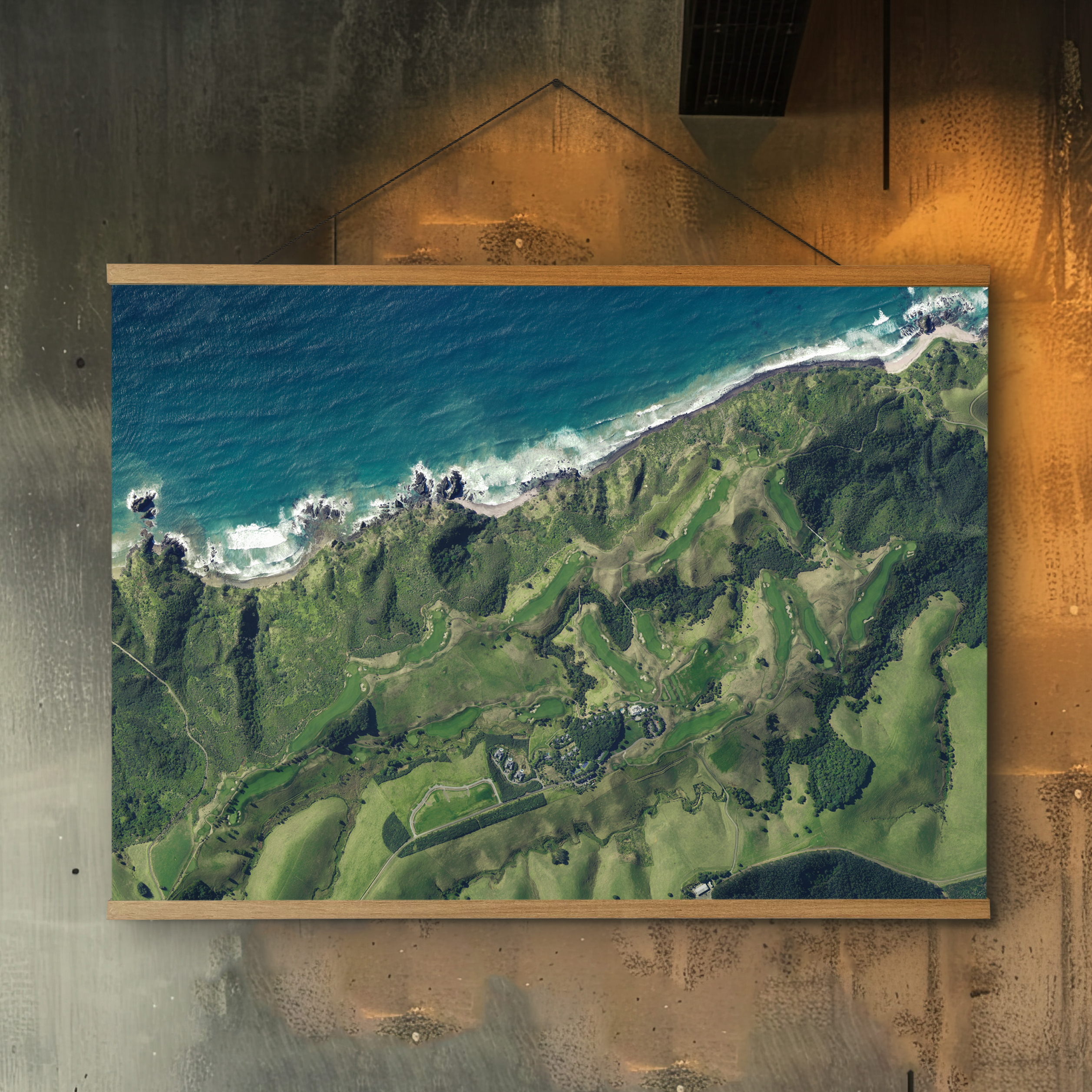 Kauri Cliffs Golf Course - Aerial Art