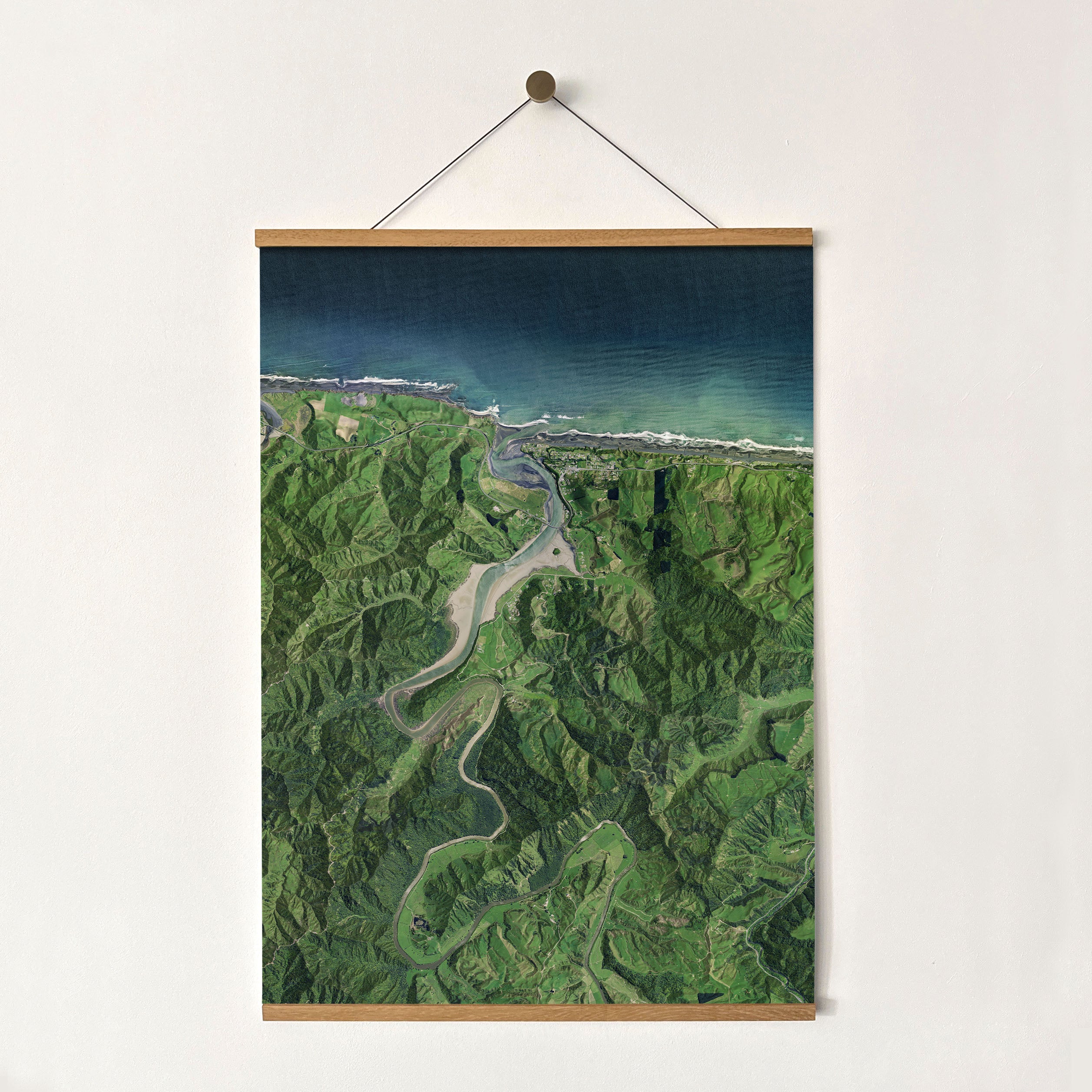 Mokau - Zoomed Out - Aerial Art