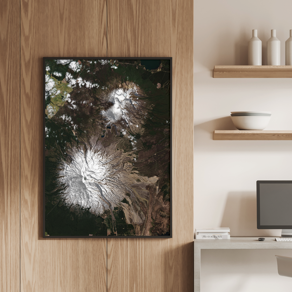 Mount Ruapehu - Aerial Art