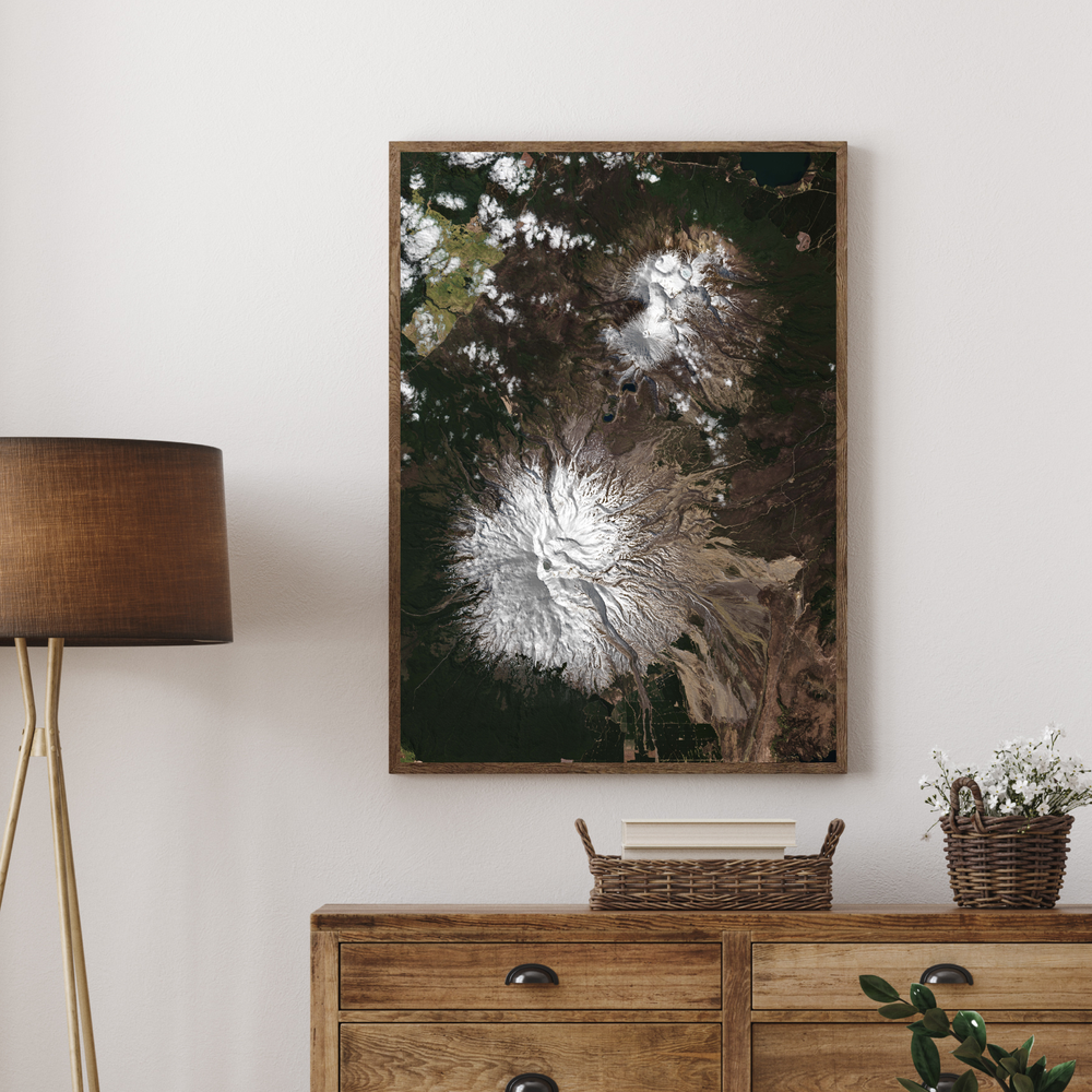 Mount Ruapehu - Aerial Art