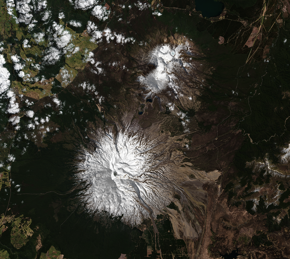 Mount Ruapehu - Aerial Art