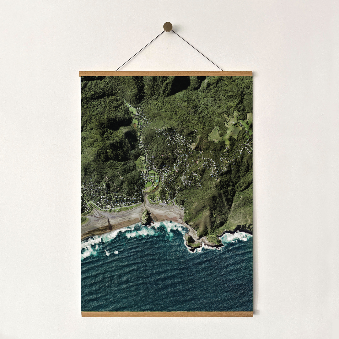 Piha Beach - Aerial Art