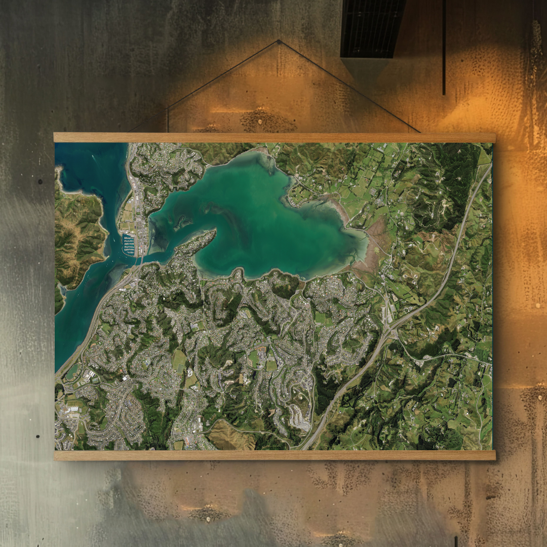 Porirua / Pauatahanui Inlet - Aerial Art