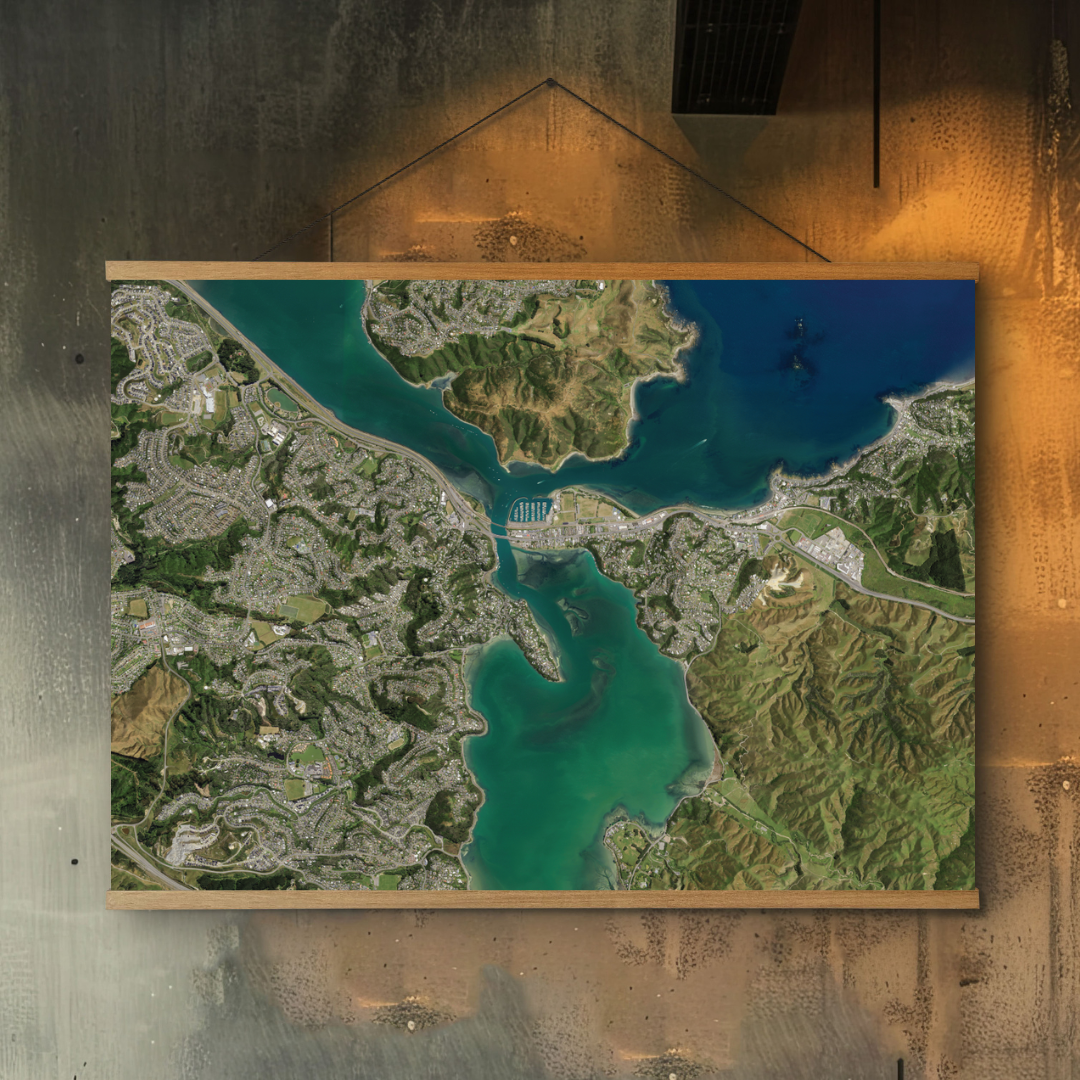 Porirua - Pauatahanui Inlet - Aerial Art