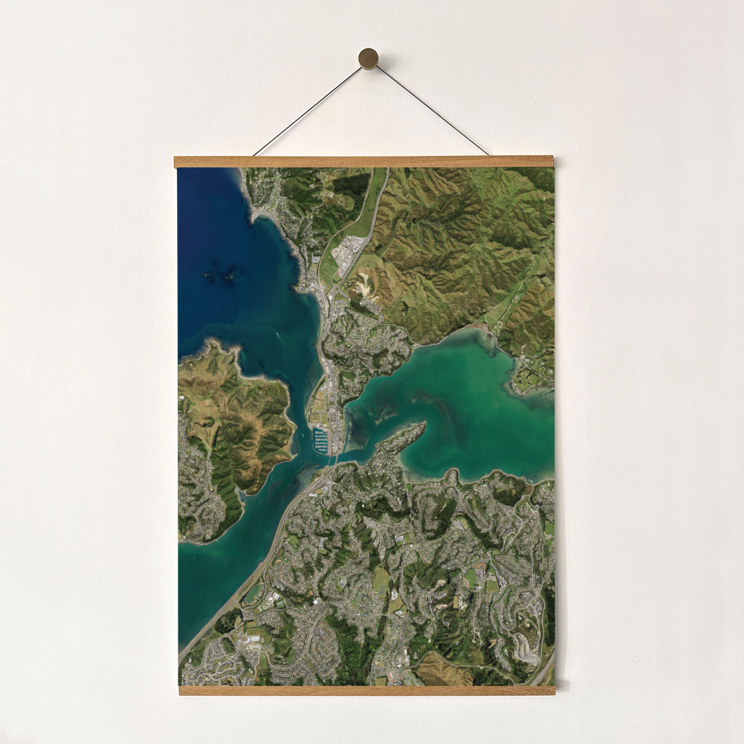 Porirua - Pauatahanui Inlet - Aerial Art
