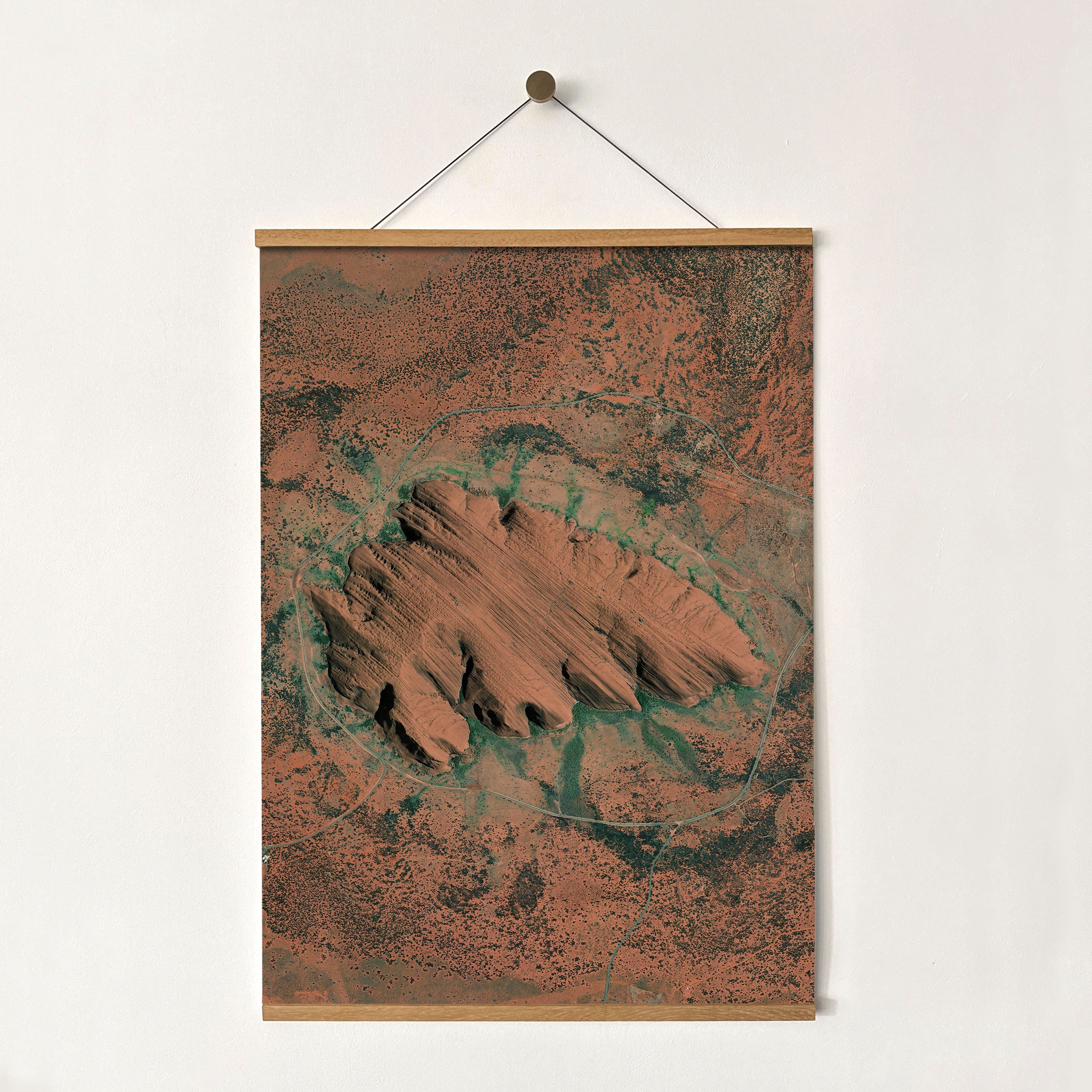 Ayers Rock (Uluru) - Aerial Art