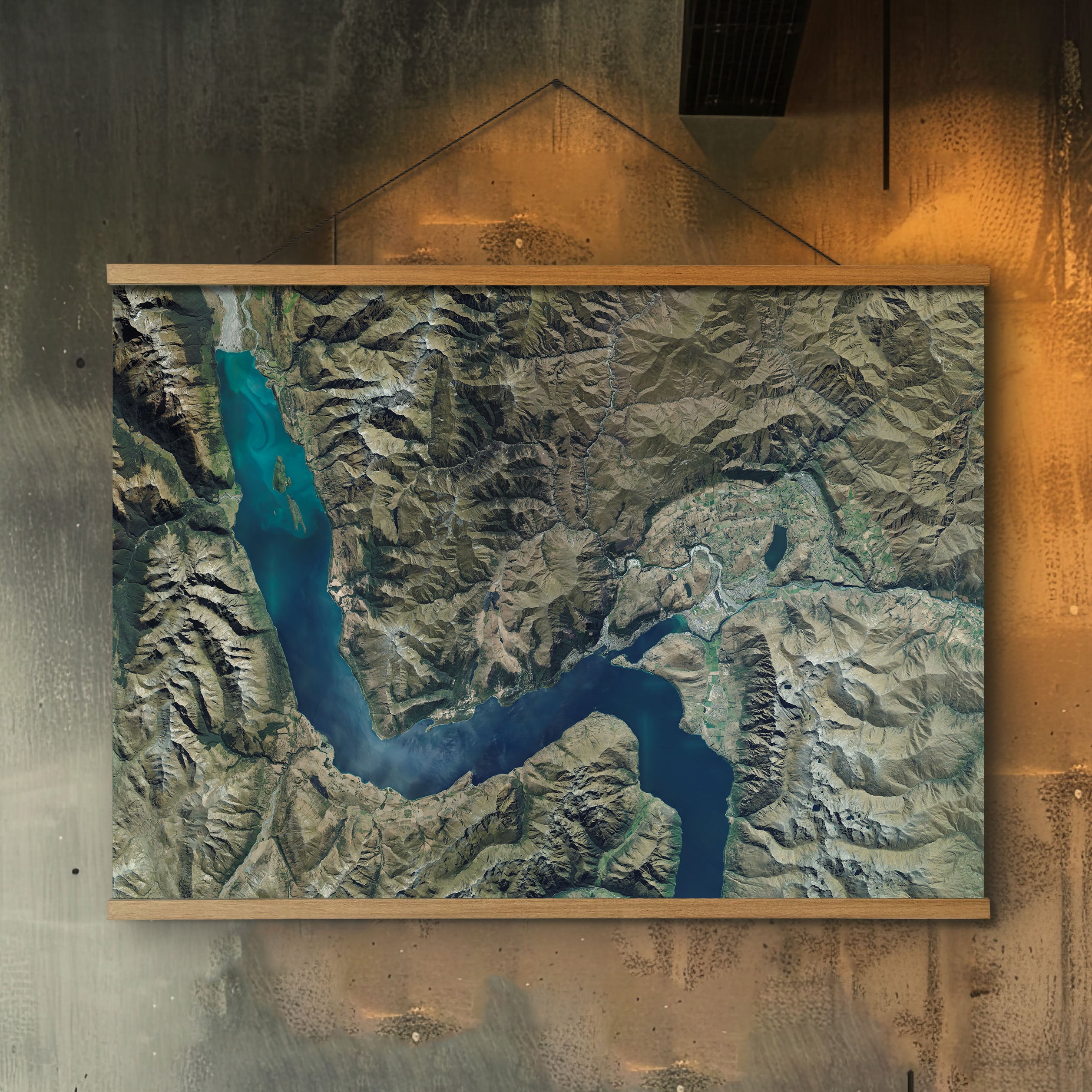 Queenstown - Zoomed Out - Aerial Art