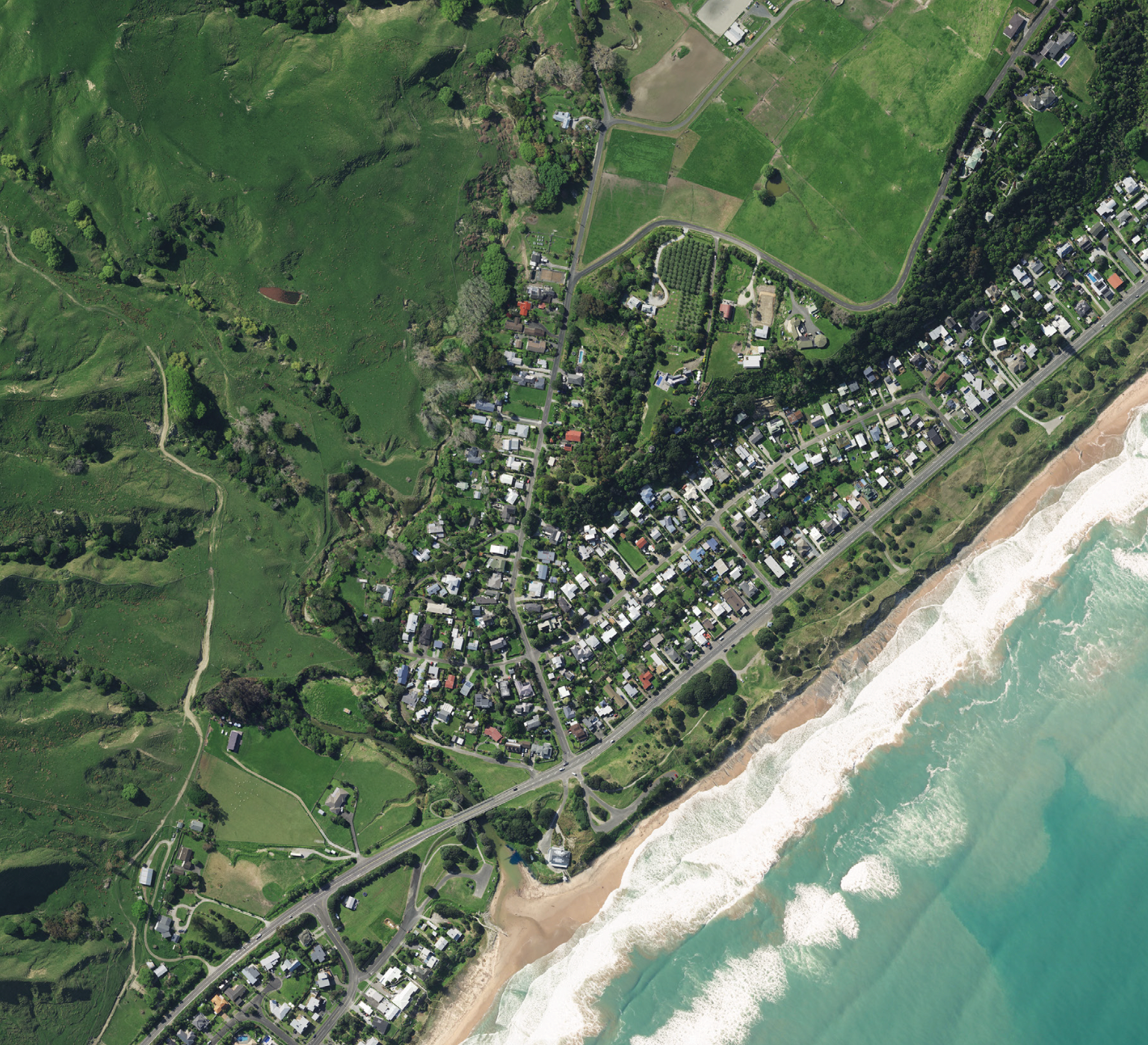 Wainui Beach, Gisborne - Aerial Art