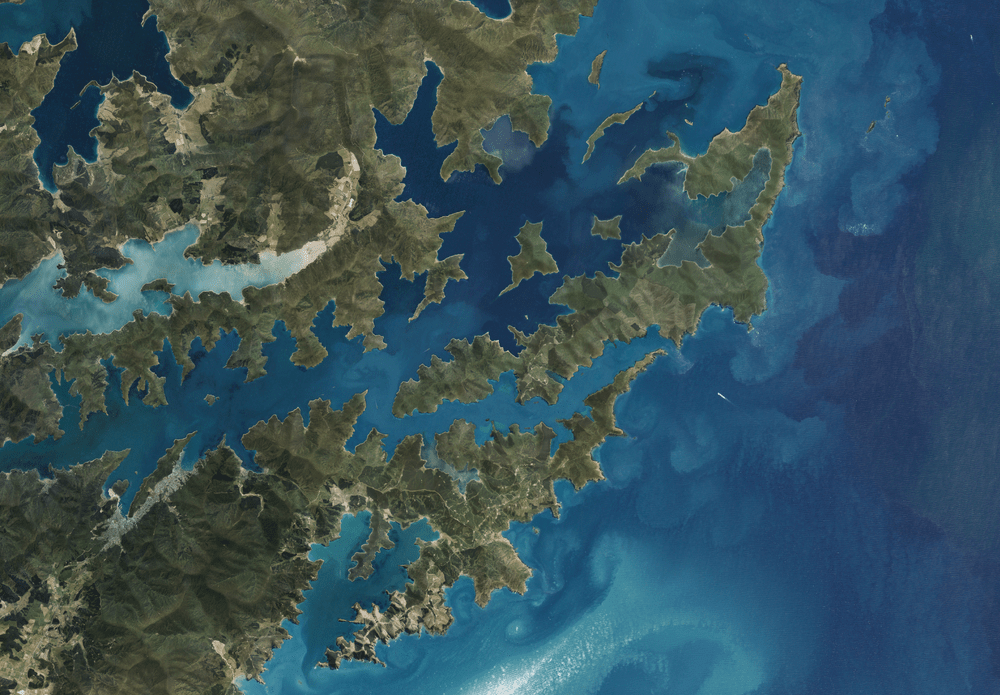 Marlborough Sounds - Aerial Art