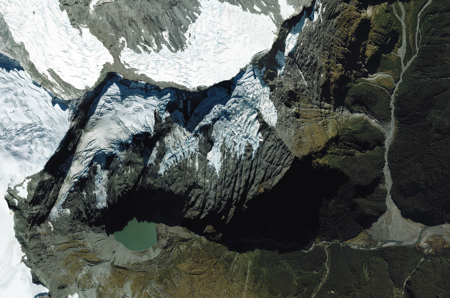 Mount Aspiring - Aerial Art
