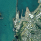 Mount Taranaki with Coastline