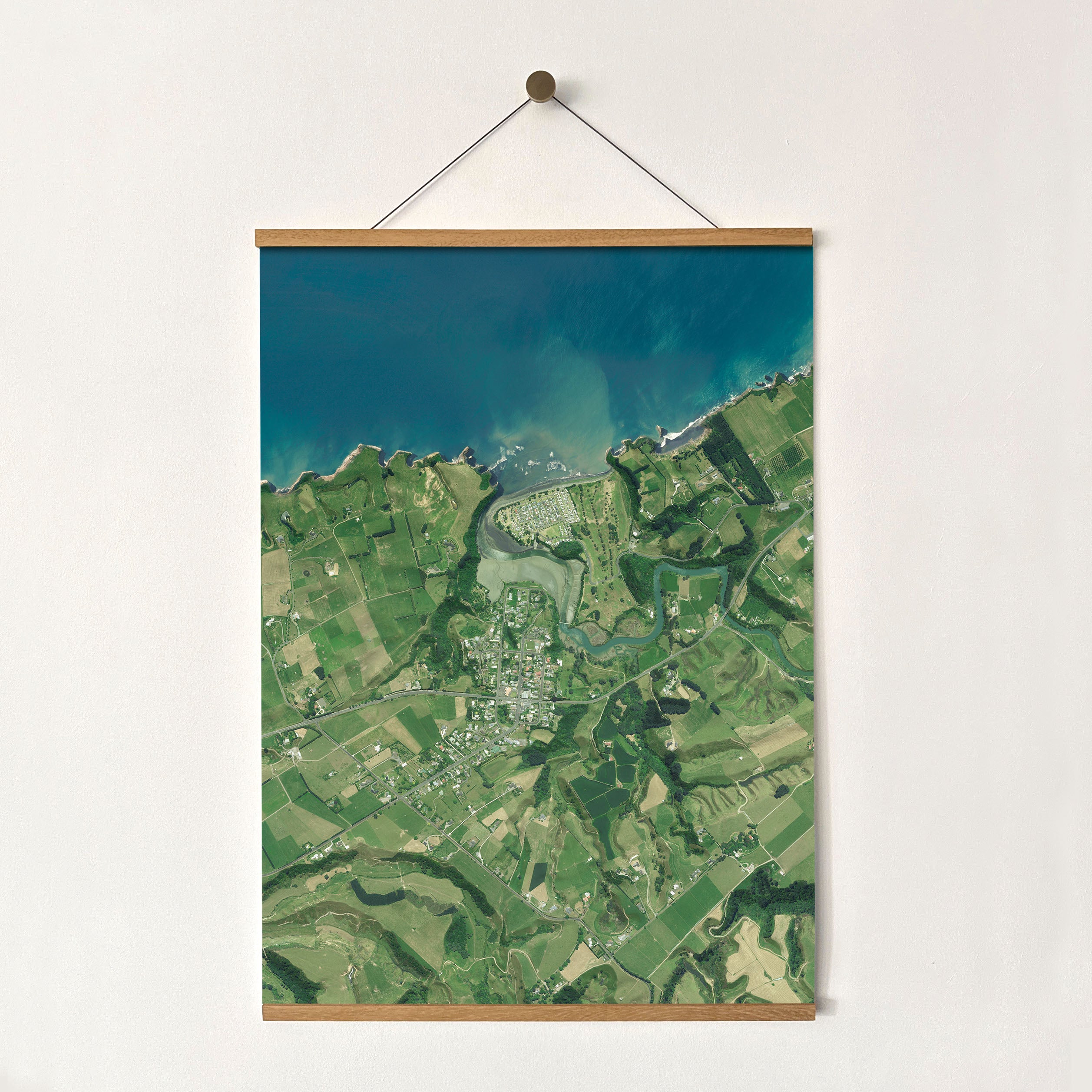 Urenui, Taranaki, New Zealand - Aerial Art