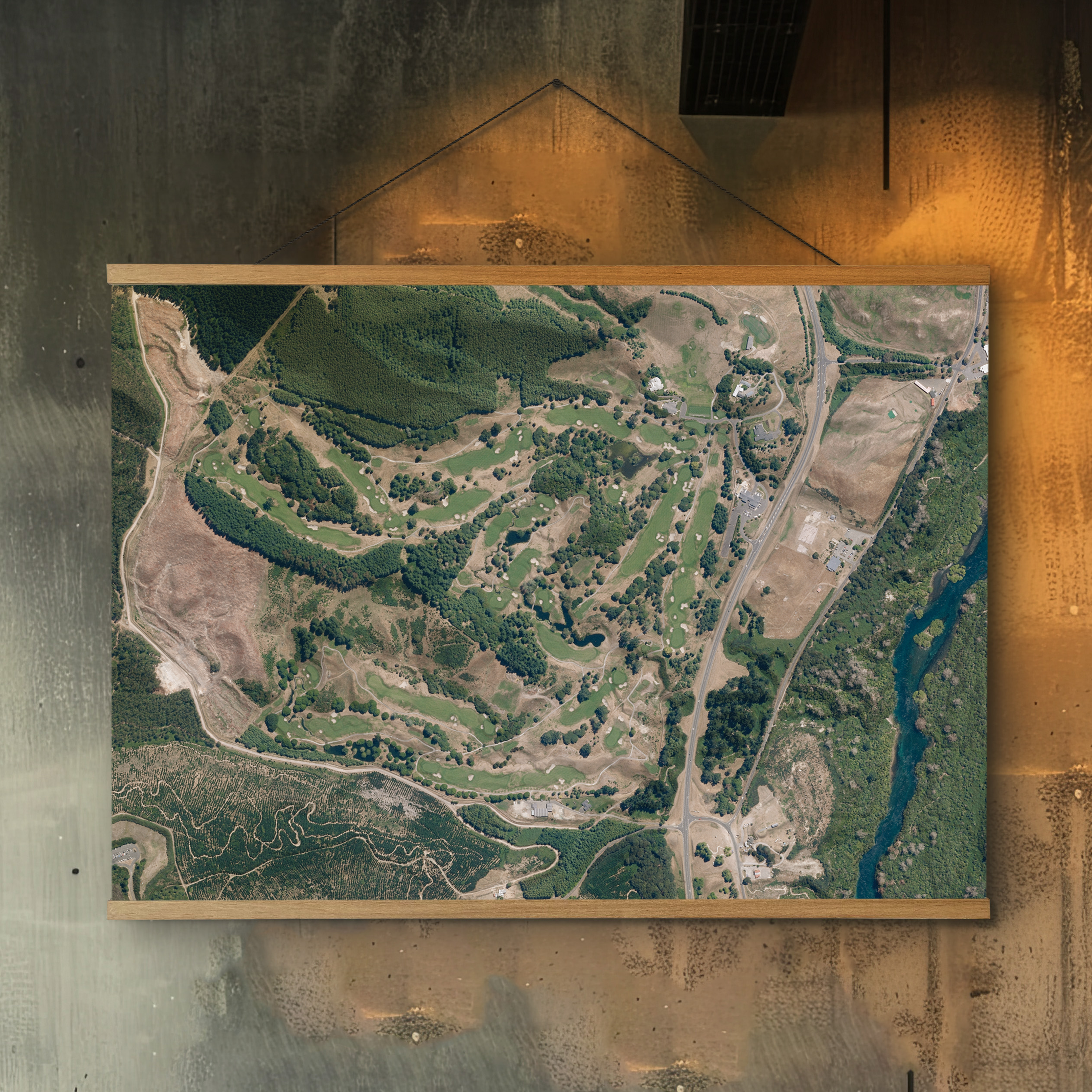 Wairakei Golf and Sanctuary Golf Course - Aerial Art