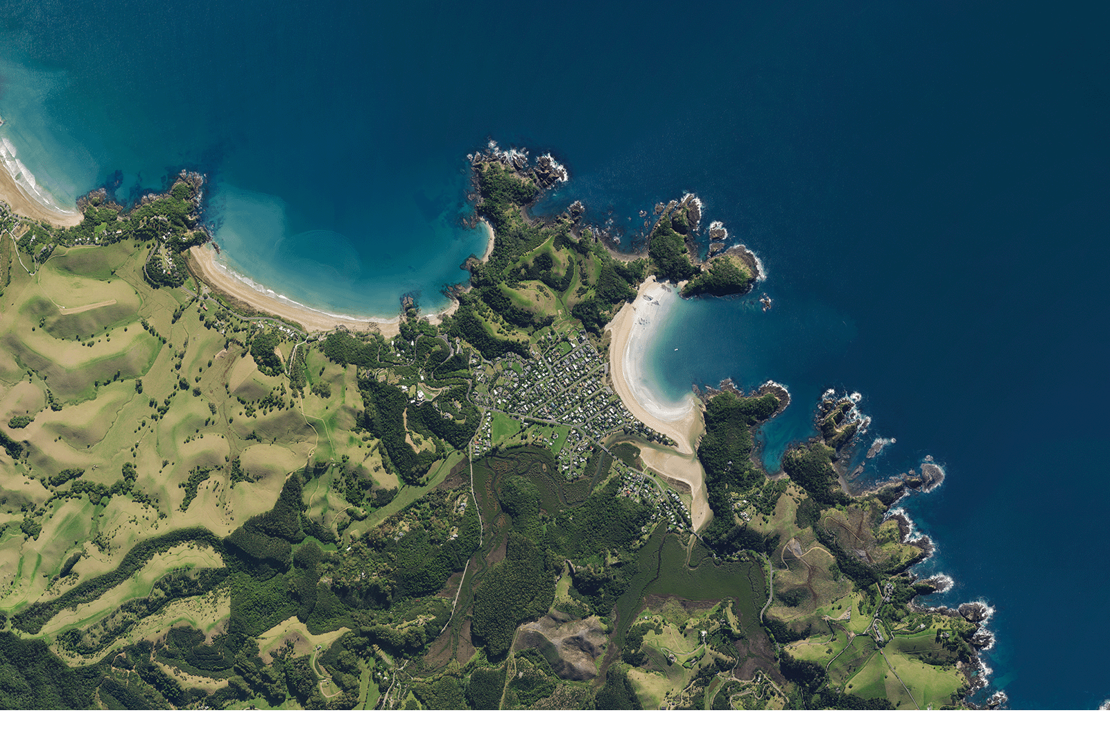 Whale Bay - Aerial Art